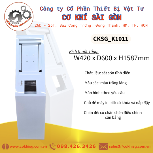 Vỏ Kiosk | TBVT Cơ Khí Sài Gòn
