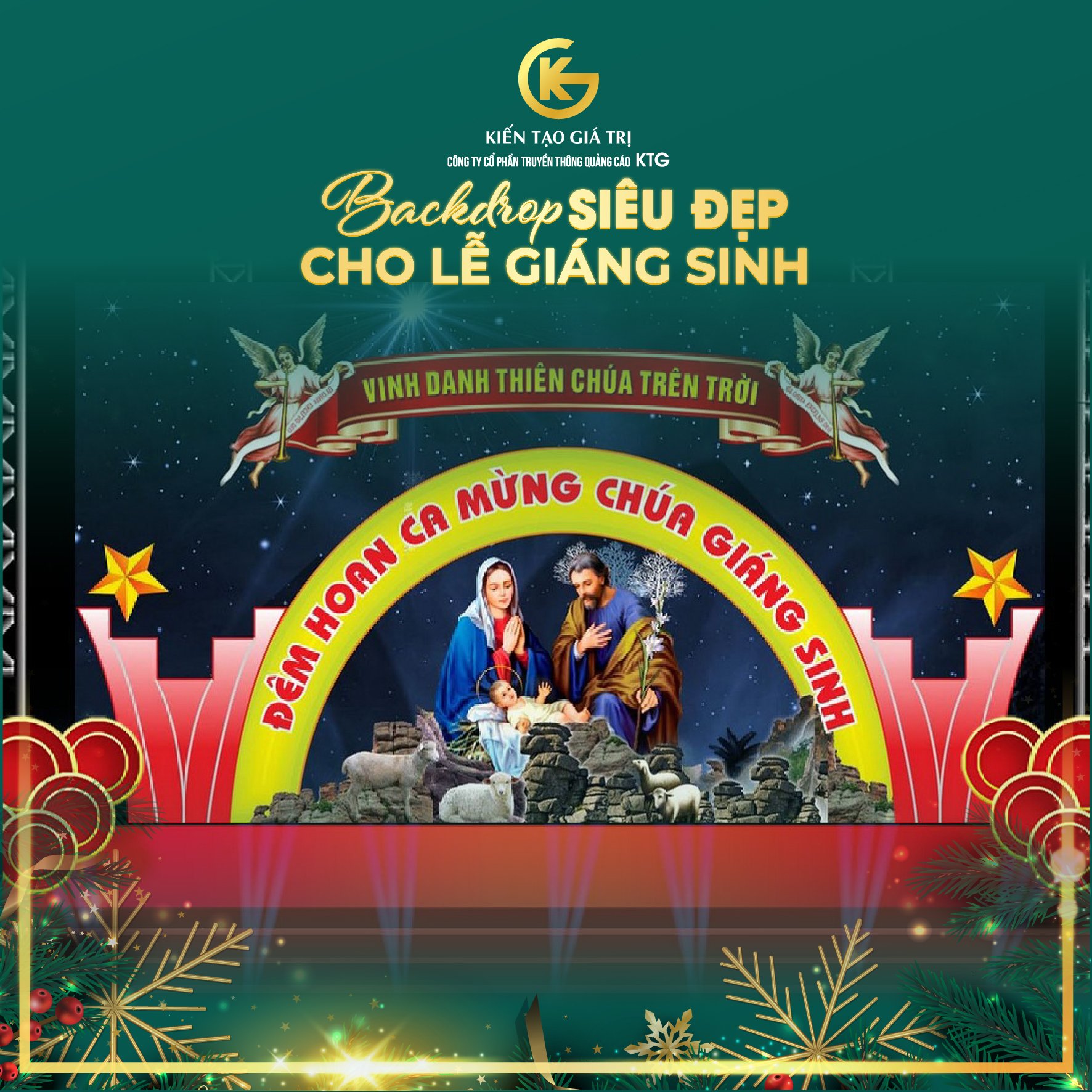 thi công backdrop tại cần thơ trọn gói