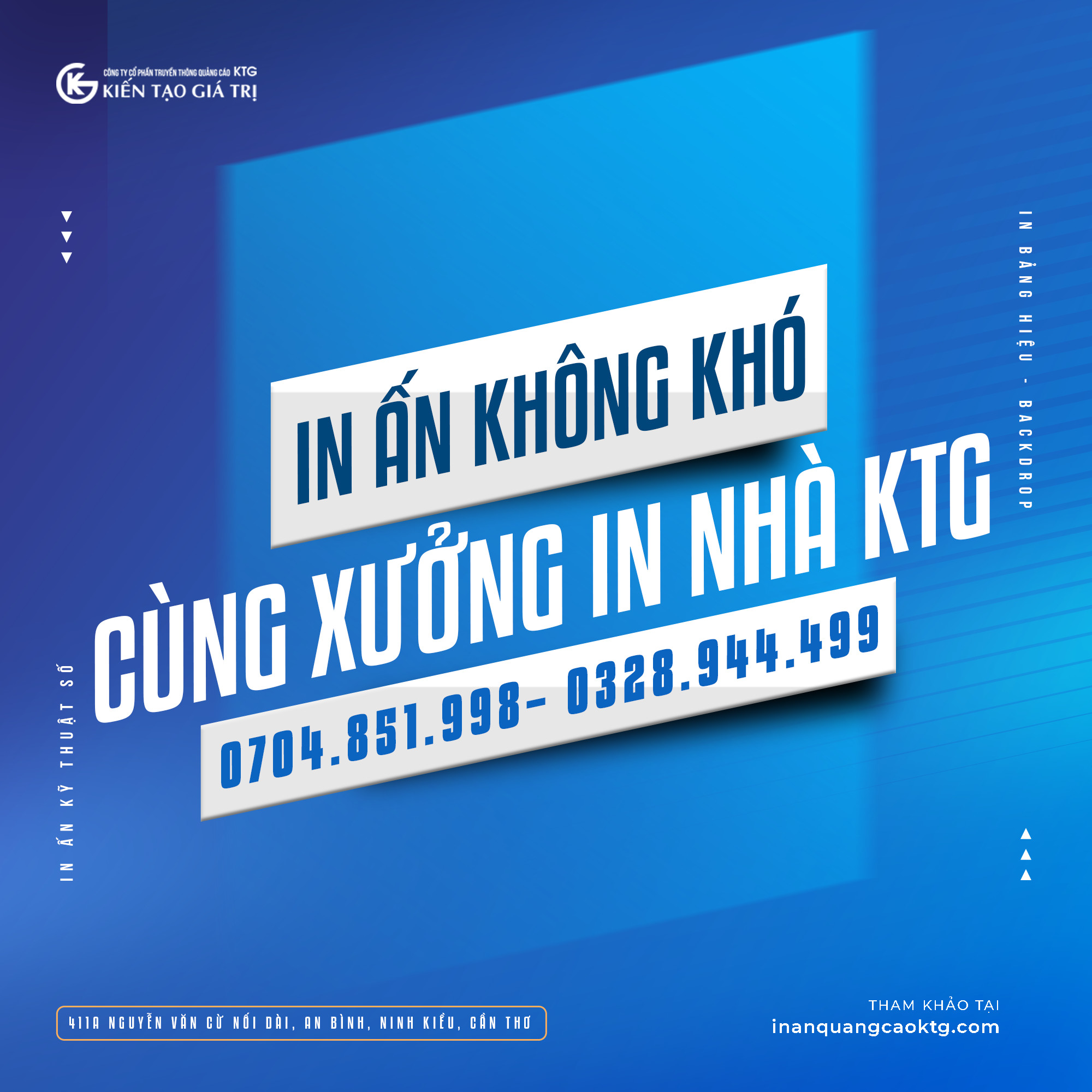 Thiết kế - In ấn - Thi công - Sản xuất - Uy Tín