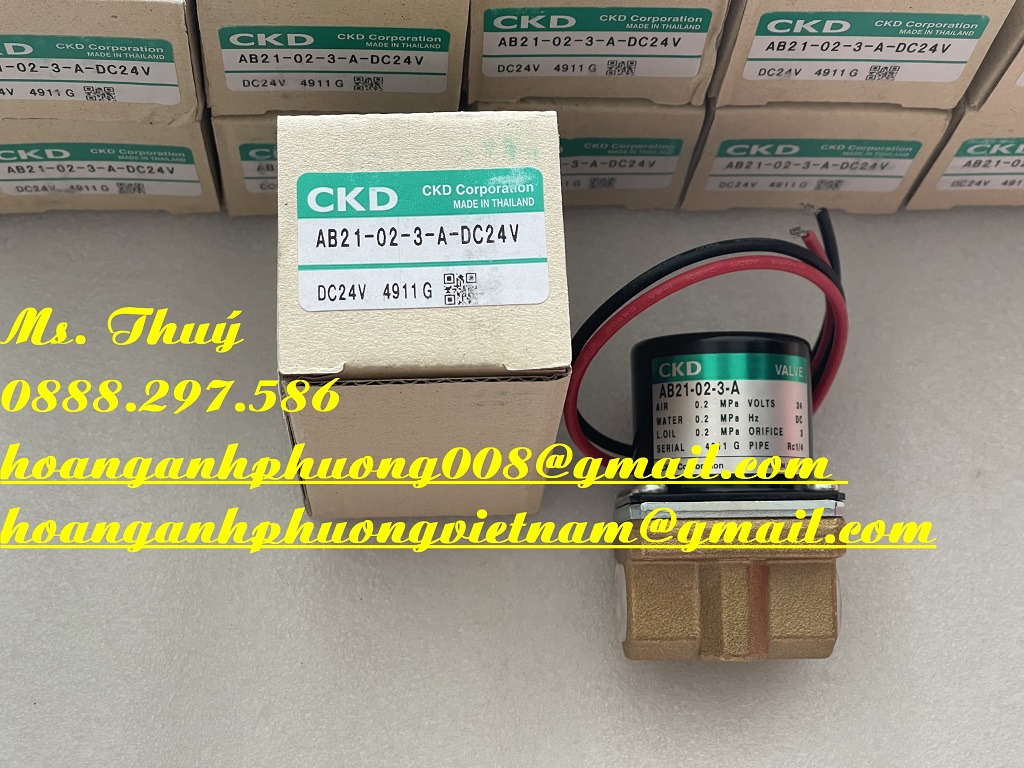 Van điện từ CKD B21-02-3-A DC24V - Giao hàng toàn quốc