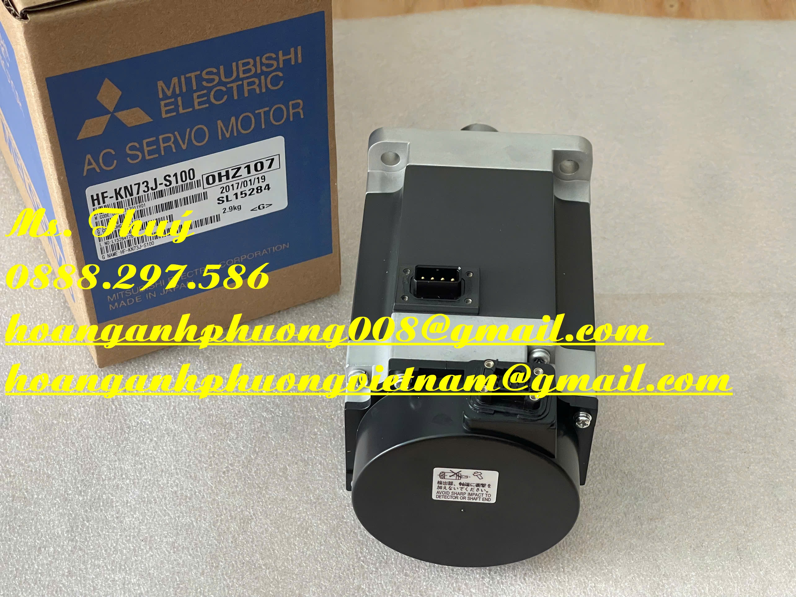 Servo Motor HF-KN73J-S100 Mitsubishi - Hàng Nhật giá tốt