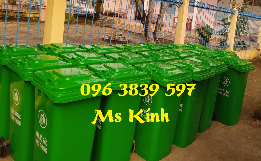 Cung cấp sỉ và lẻ thùng rác nhựa 120 lít giá rẻ - 096 3839 597 Ms Kính