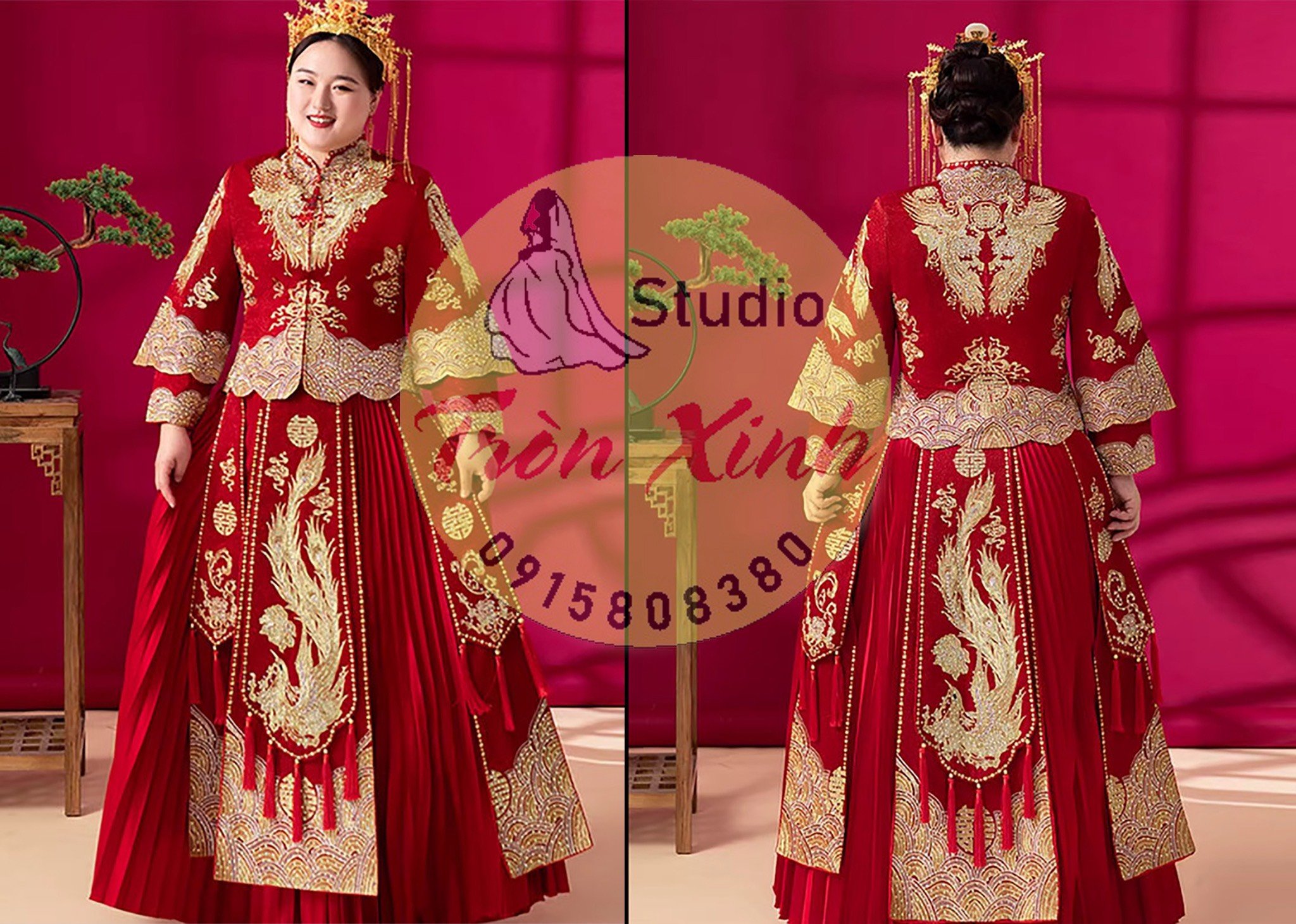 3/4 Hỷ phục Bigsize Tròn Xinh