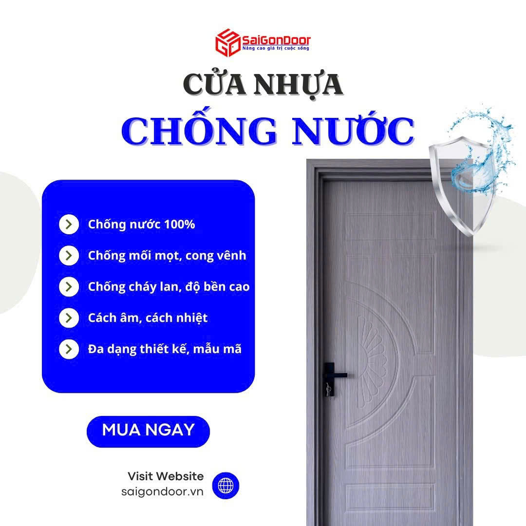 Cửa Nhựa Chống Nước Xu Hướng Nội Thất Hiện Đại Và Giải Pháp Cho Mọi Công Trình