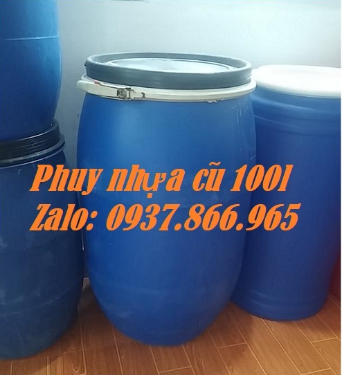 Cung cấp phuy cũ độ mới cao,phuy nhựa cũ giá rẻ, phuy nhựa, thùng phi,