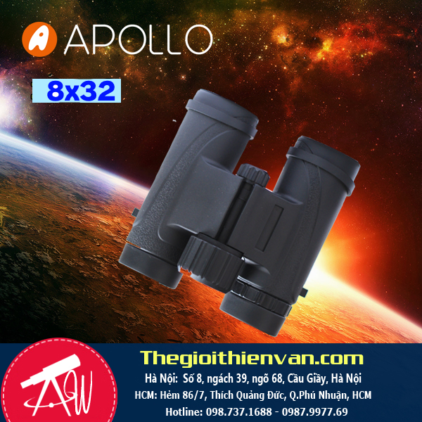 Ống nhòm Apollo 8×32 XR (roof) Bak4 FMC 7.4º