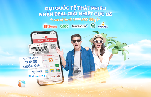 MobiFone: Gọi quốc tế thả ga – Đón cơn mưa quà tặng