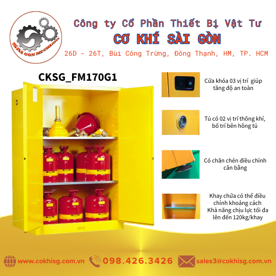 [cksg] tủ đựng bình khí chống cháy nổ