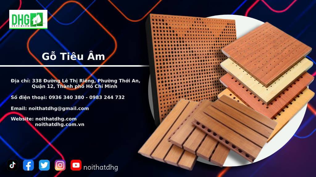 Vì Sao Nên Sử Dụng Gỗ Tiêu Âm Tại Nội Thất DHG?