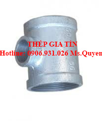 Tê giảm ren tráng kẽm