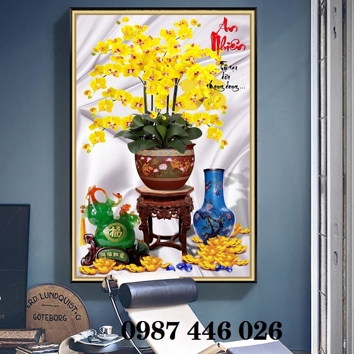 Gạch tranh hoa lan