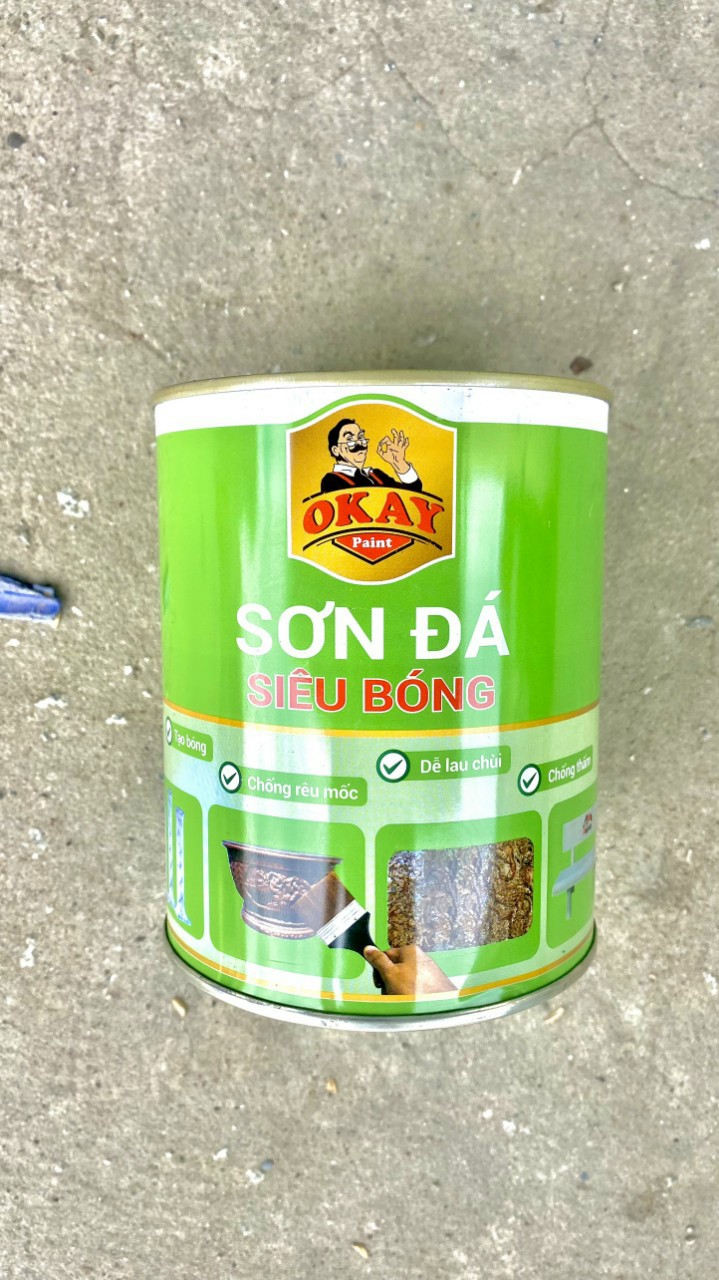 Sơn bóng đá Okay Stone Care