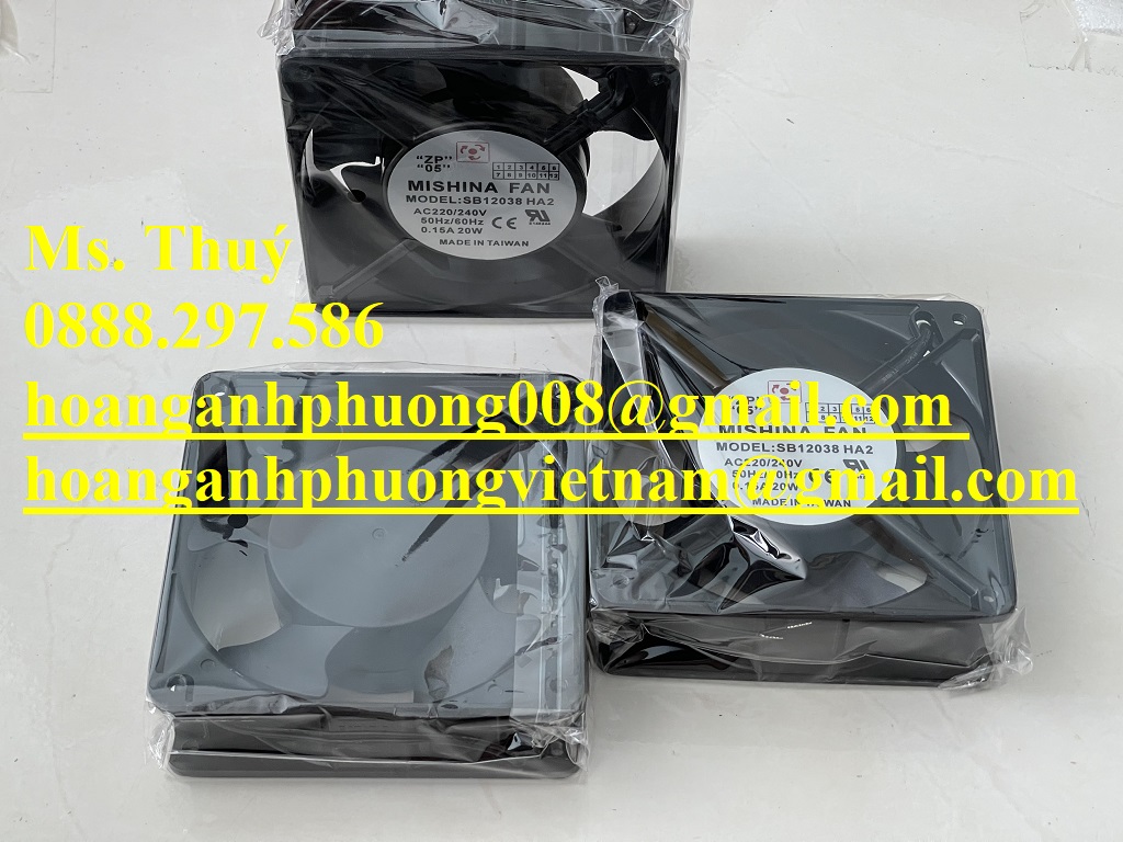 SB12038HA2 - Quạt Mishina AC220/240V 20W - Chính hãng