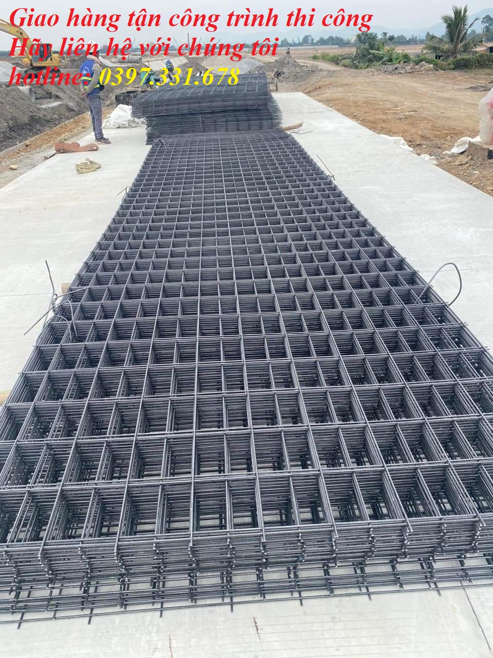 Lưới thép hàn chập phi 6; Lưới thép hàn đổ sàn