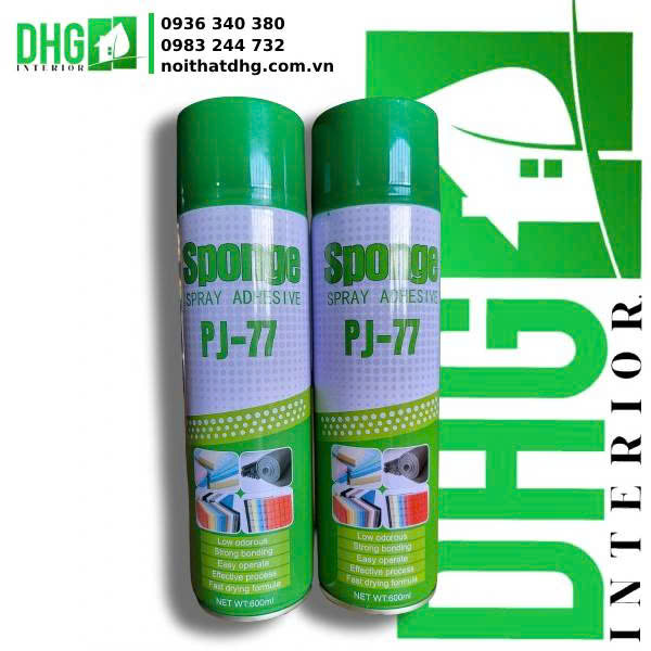 Keo dán đa năng dạng xịt không mùi PJ 77 600ml