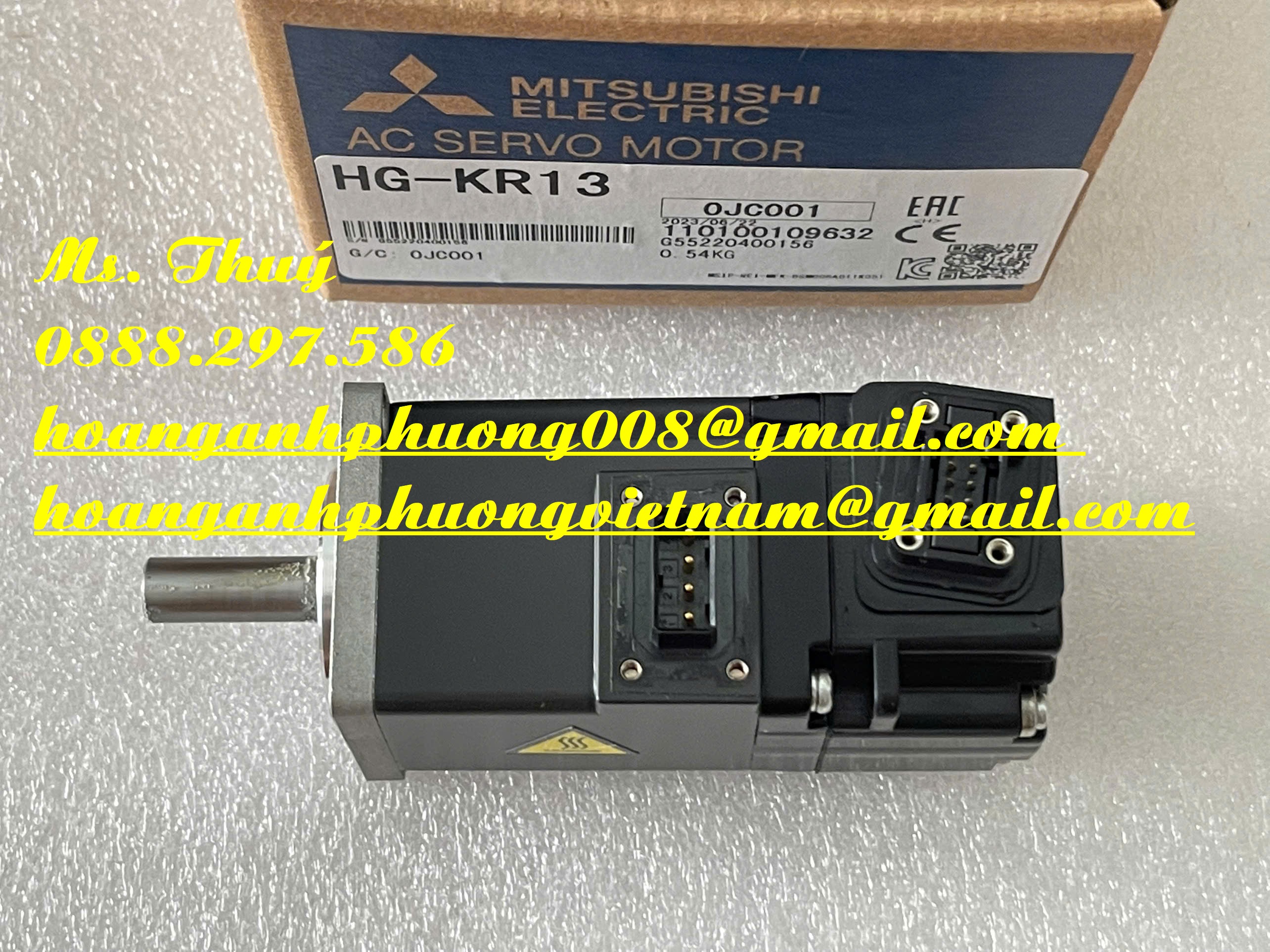 Ưu đãi giá tốt - Động cơ Servo Mitsubishi HG-KR13 - New 100%