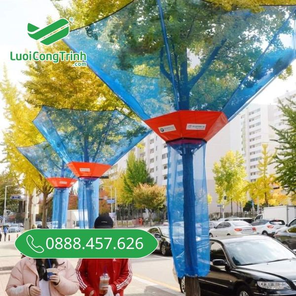 Lưới chắn lá rơi - bí quyết giúp môi trường đô thị luôn xanh, sạch, đẹp
