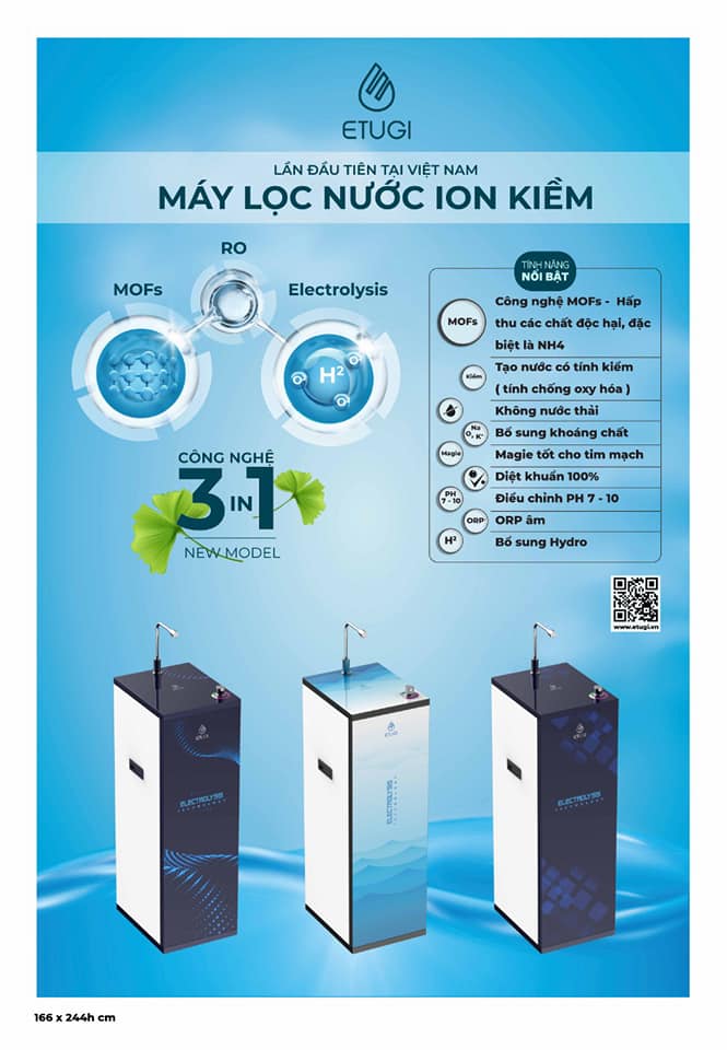 Máy lọc nước ion kiềm gia đình chất lượng hàng đầu Việt Nam