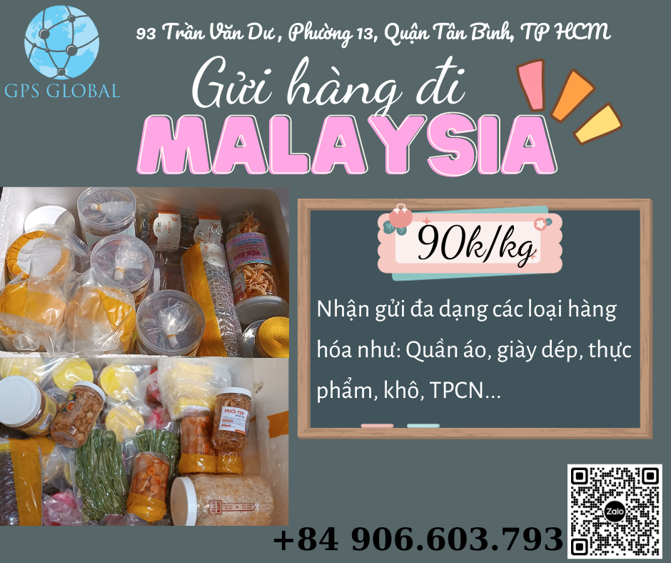 vận chuyển hàng hóa từ Việt Nam đến Malaysia