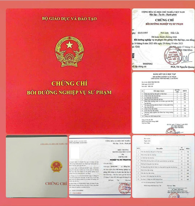 THÔNG BÁO MỞ CÁC KHÓA HỌC CHỨNG CHỈ NGHIỆP VỤ SƯ PHẠM