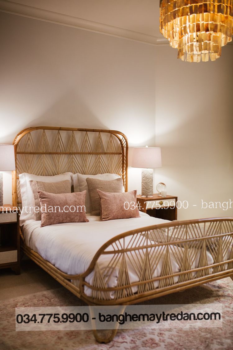 Giường mây tre đan đẹp, giá tốt