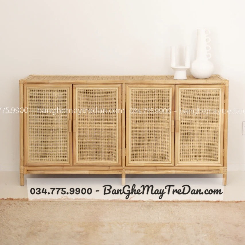 Tủ mây tre để đồ