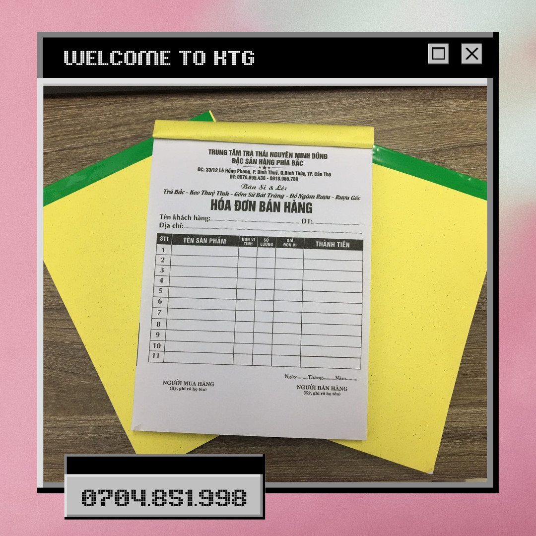 in hoá đơn tờ rơi tại cần thơ