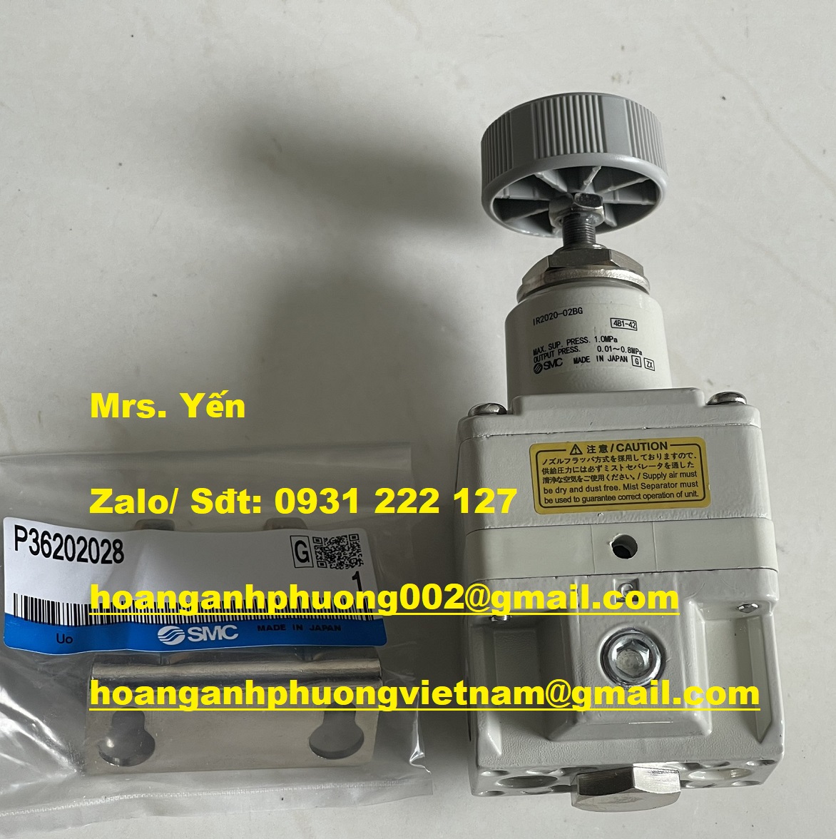 Van điều áp SMC | IR2020-02BG | Hàng mới giá nhập tốt tại Bình Dương