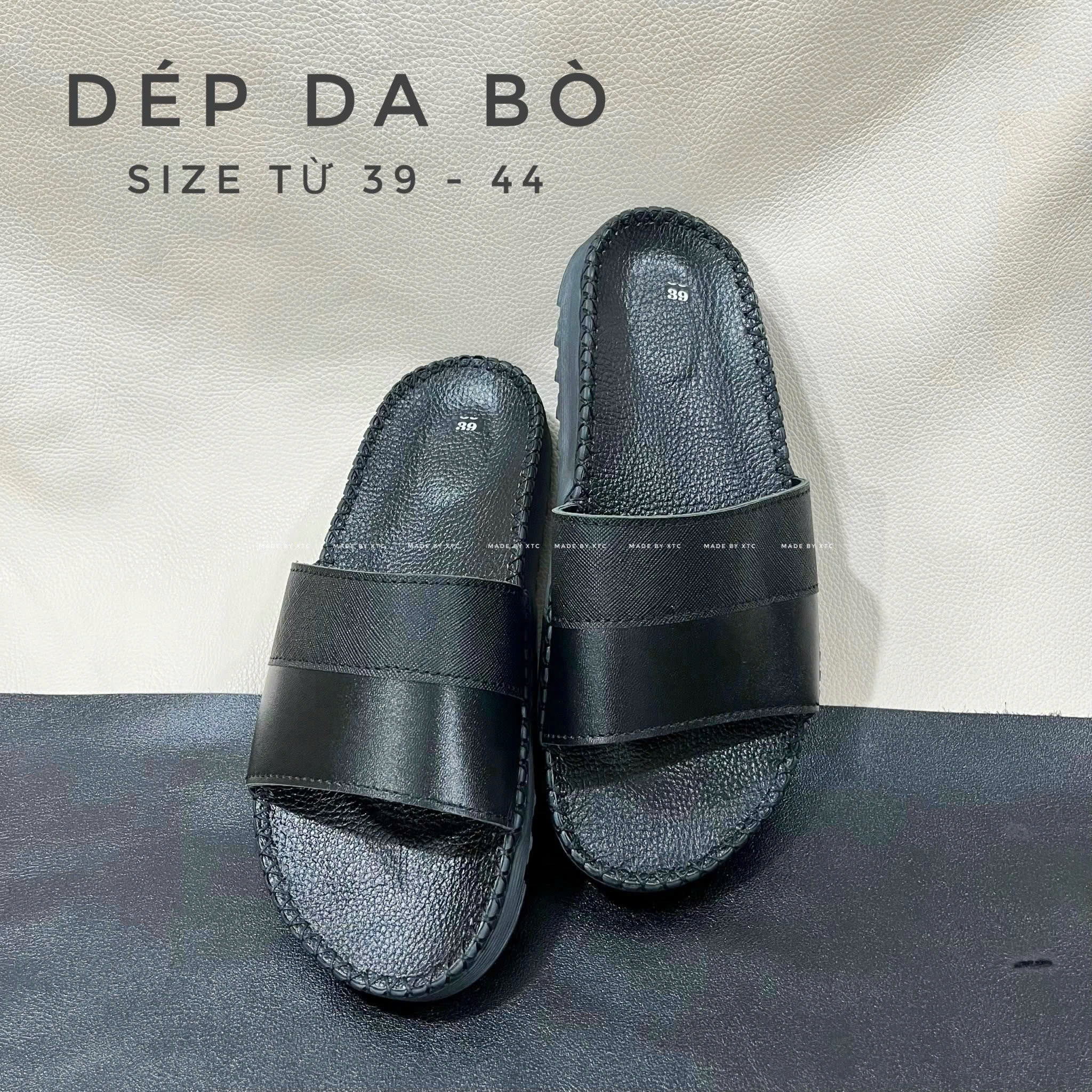 Nguồn hàng giày dép da thật vốn thấp