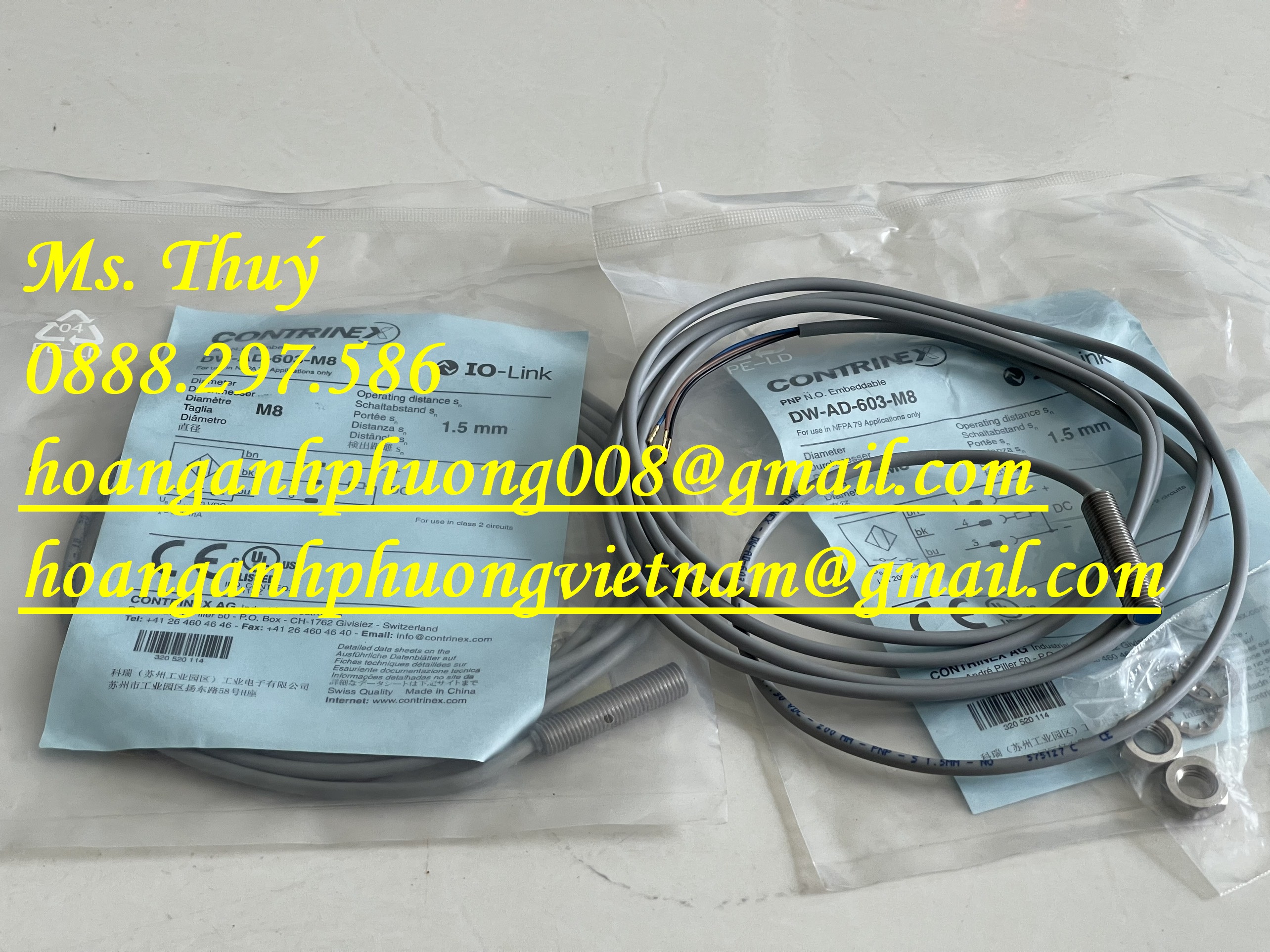 Cảm biến Contrinex DW-AD-603-M8 - Giao hàng toàn quốc