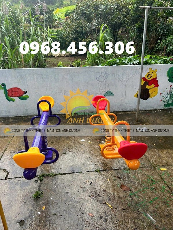 Thú nhún lò xo con ngựa, con voi cho bé, bập bênh lò xo trẻ em nhập khẩu