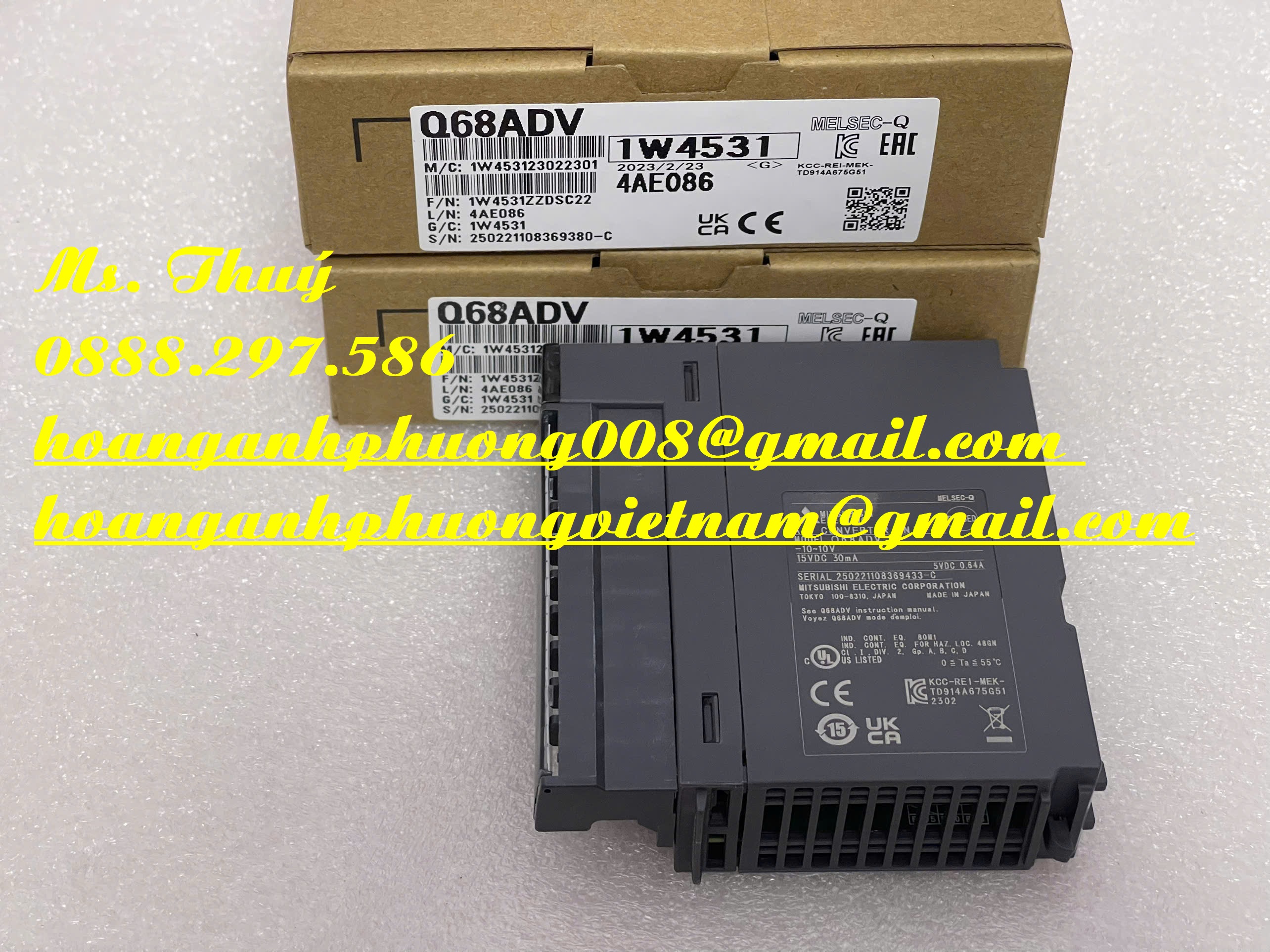 Bình Dương - Nhà phân phối Mô đun Mitsubishi Q68ADV