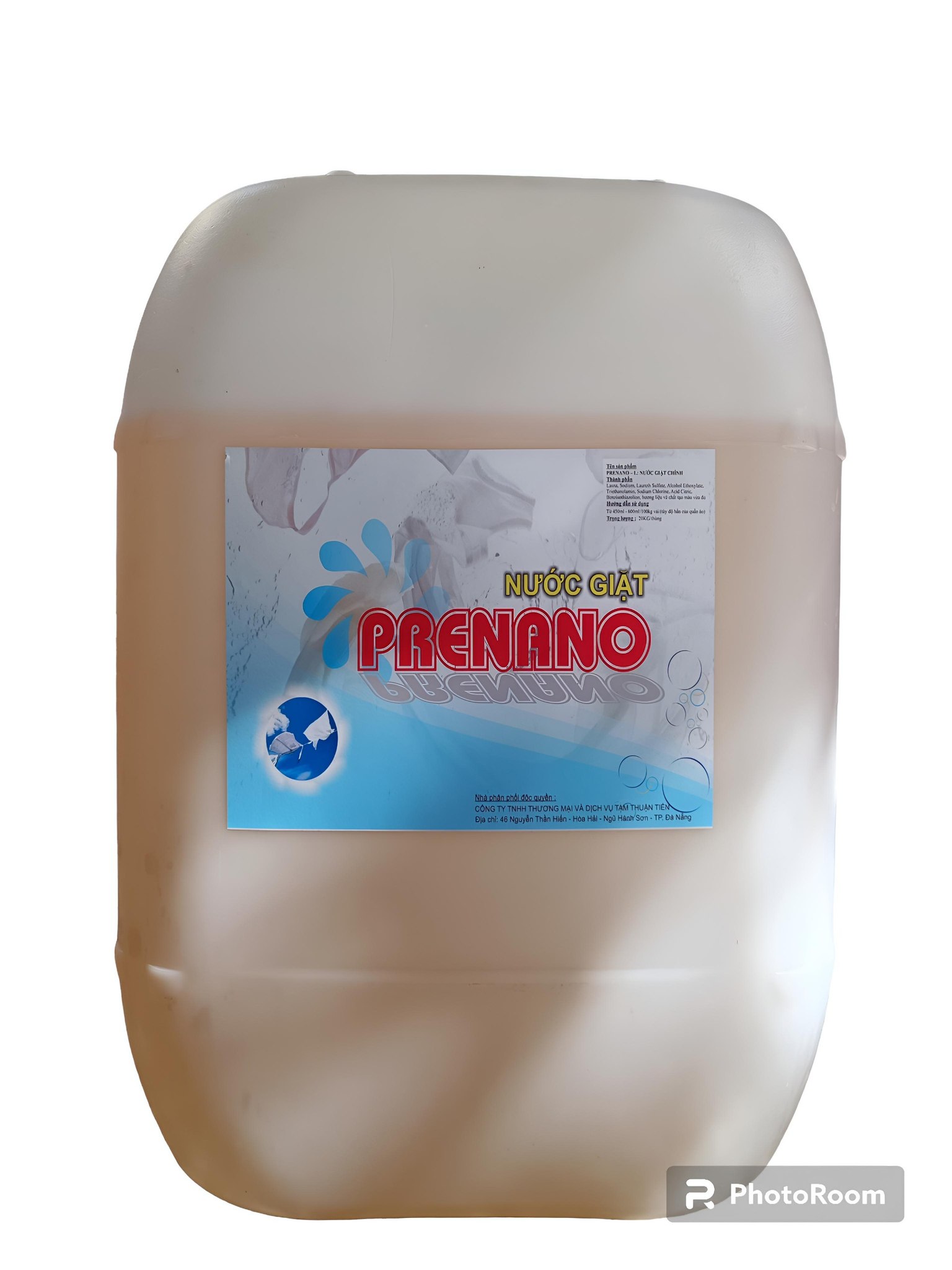 Nước giặt chuyên dụng cho đồ vải trắng khách sạn