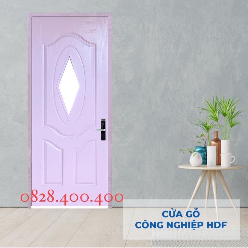Cửa gỗ HDF giá rẻ cho cửa phòng ngủ