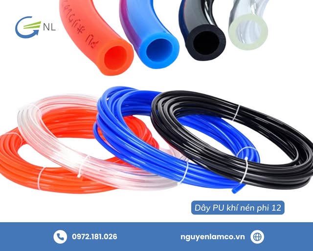 TỔNG ĐẠI LÝ PHÂN PHỐI DÂY PU KHÍ NÉN PHI 12 CHÍNH HÃNG