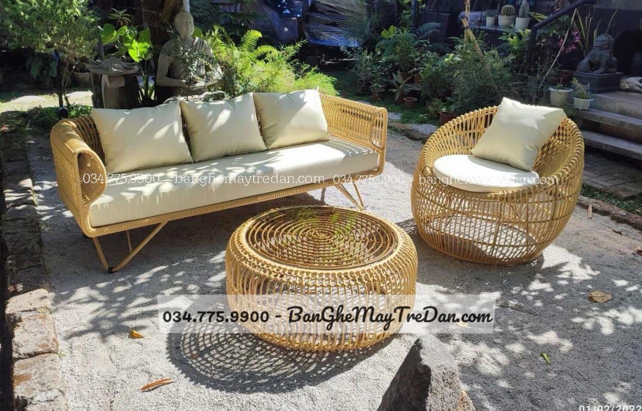 Sofa nest nhựa giả mây