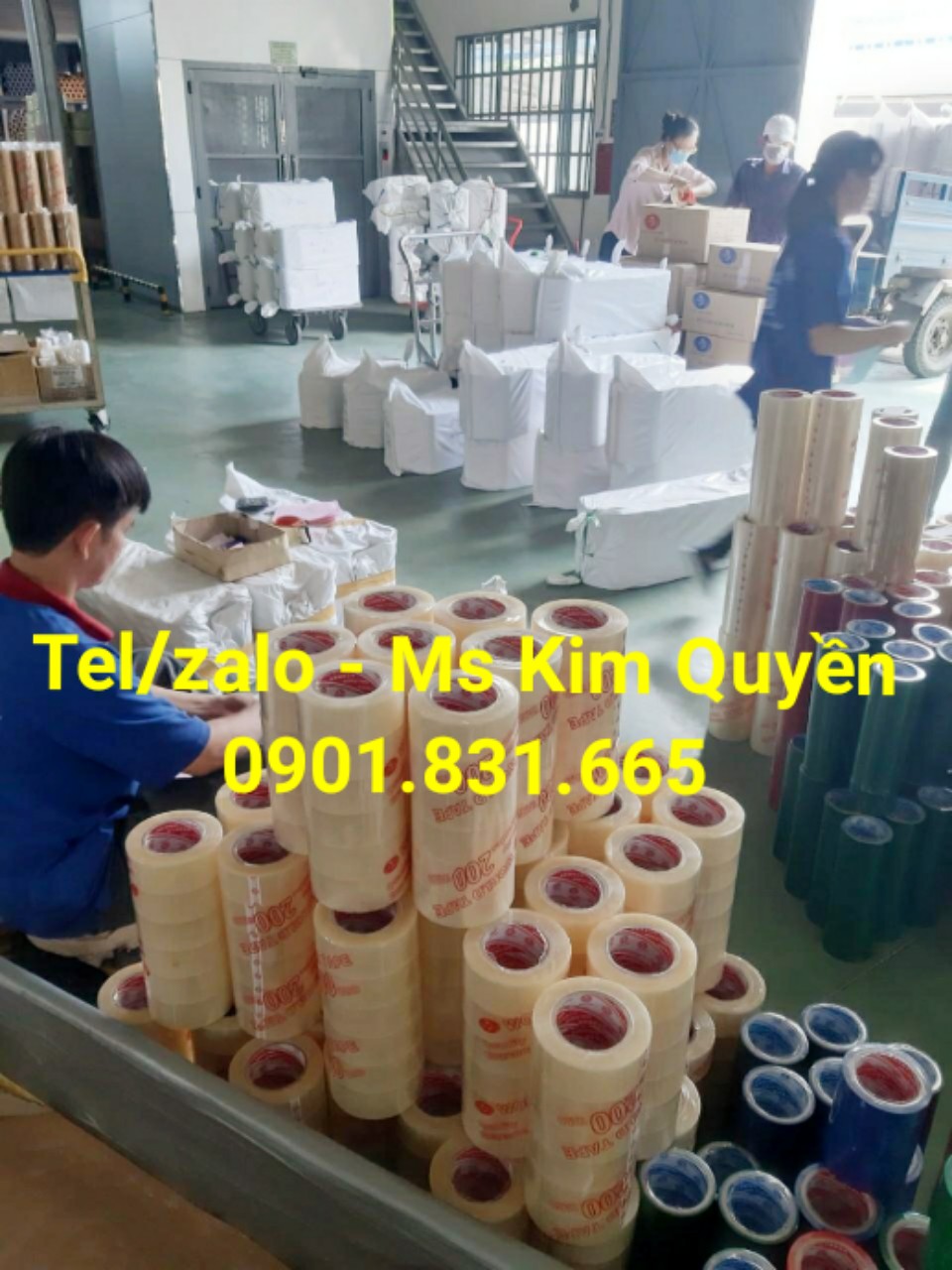 Xưởng Cung Cấp Sỉ Băng Keo 1,8kg ( 200Y) Trong,Đục - Giá rẻ chất lượng