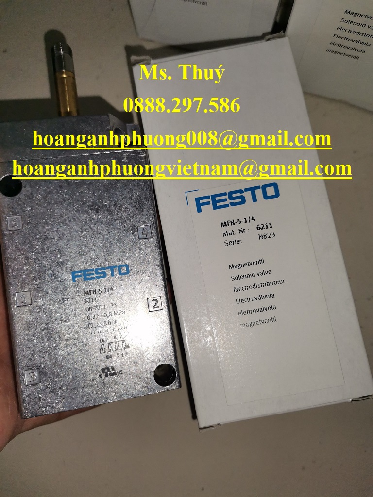 Van điện từ Festo chính hãng MFH-5-1/4 - New 100%