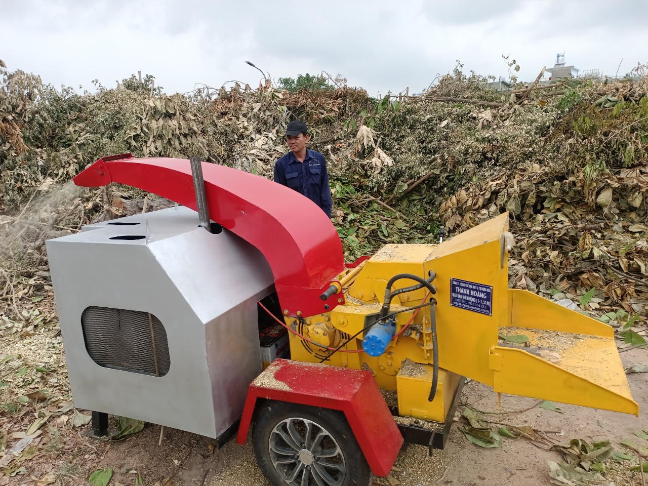Branch chopper machine máy băm cành Cơ Khí Thanh Hoàng