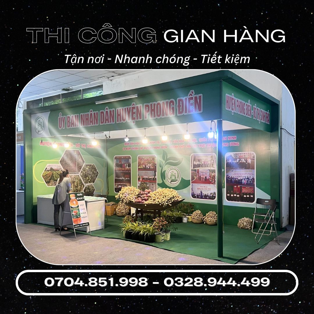 đơn vị thi công backdrop sự kiện tại Cần Thơ
