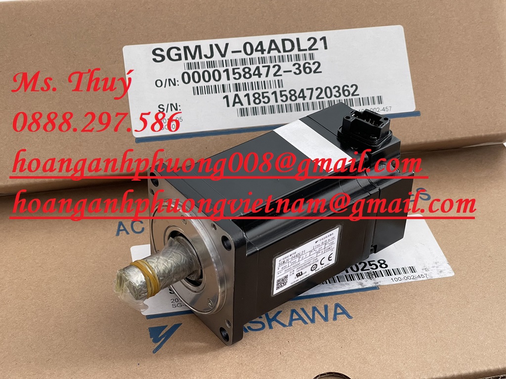 Yaskawa SGMJV-04ADL21 - Servo Motor 400W - New 100%
