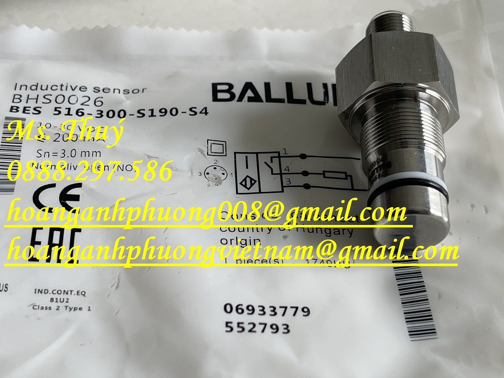 Hàng mới 100% - Cảm biến Balluff BHS0026 (BES 516-300-S190-S4)