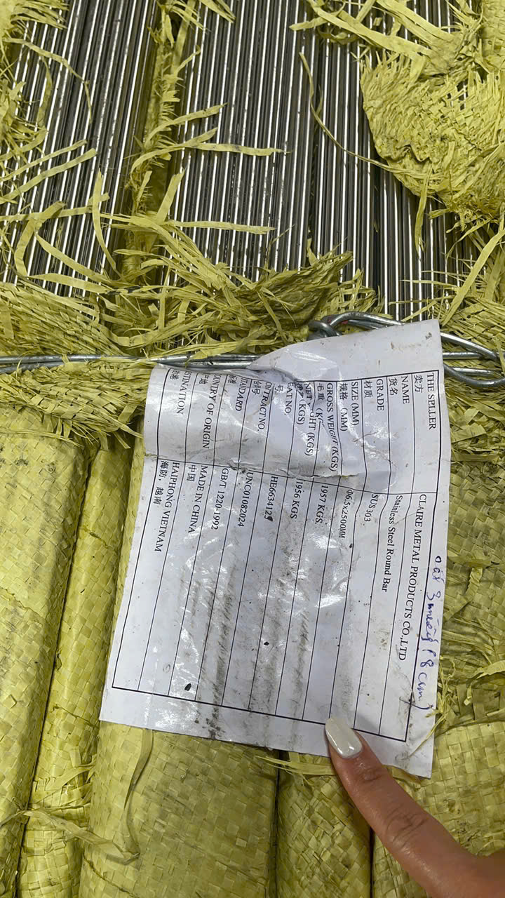 UNICO chuyên  cung cấp láp tròn đặc 303