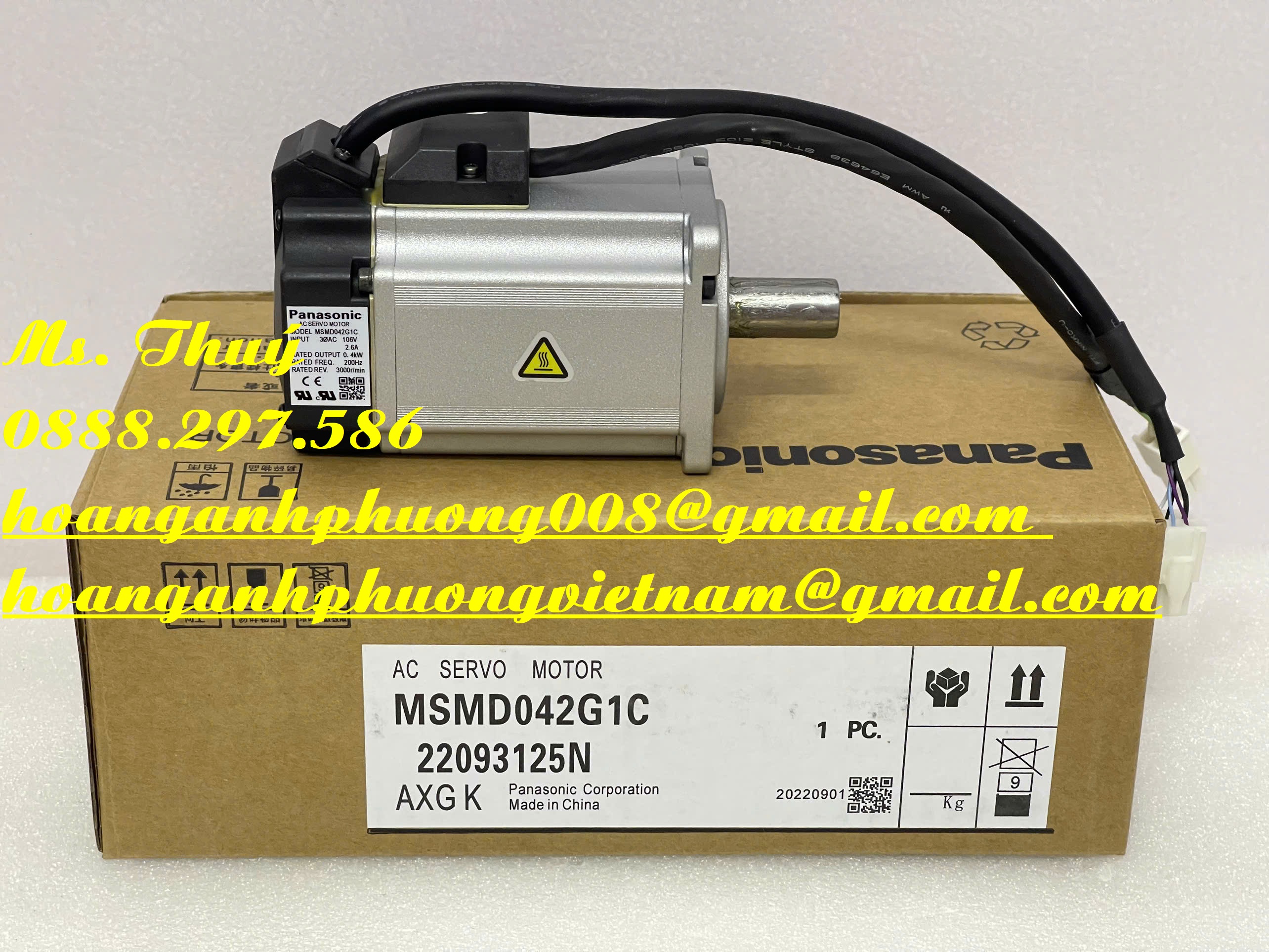 Chuyên hàng Panasonic - Động cơ MSMD042G1C mới 100%