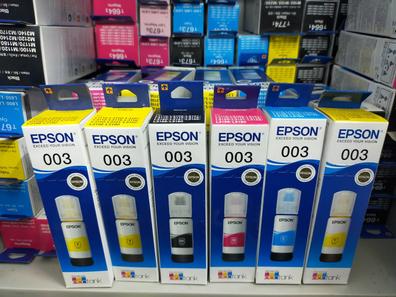 Nơi  bán mực máy in phun màu Epson L1110/ L3110 / L3150/L3250/L1210 chính hãng u