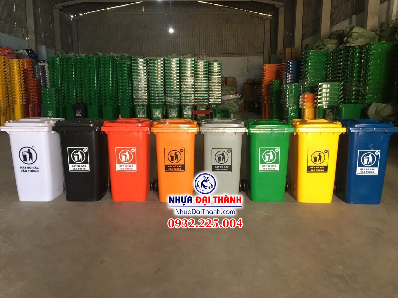 Thùng rác nhựa HDPE 240 lít Chất lượng