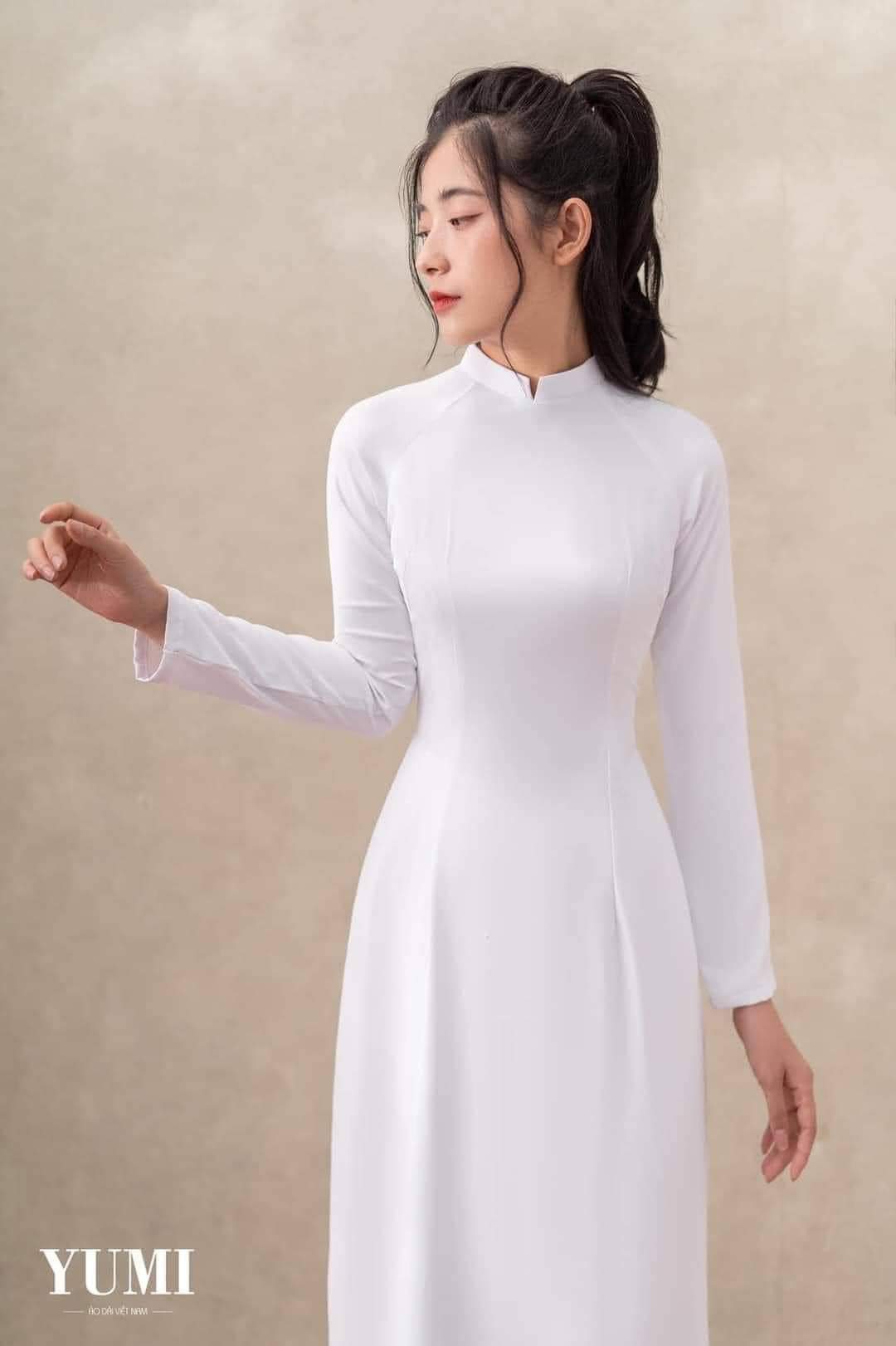 Áo Dài Học sinh may sẵn