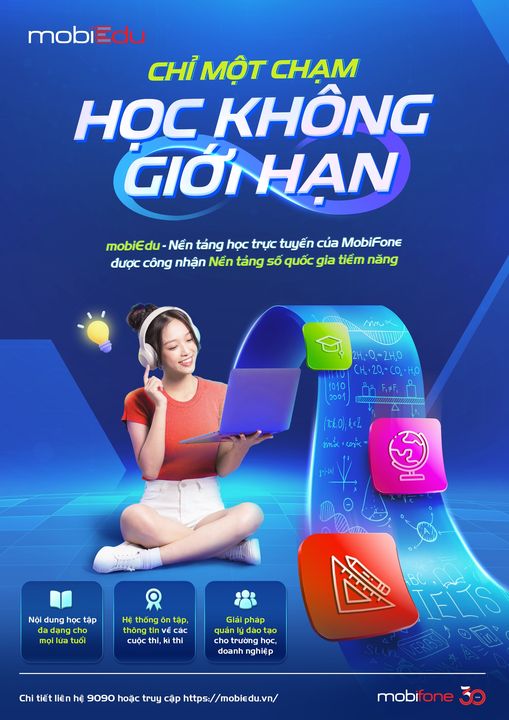 mobiEdu – Chỉ một chạm, Học không giới hạn