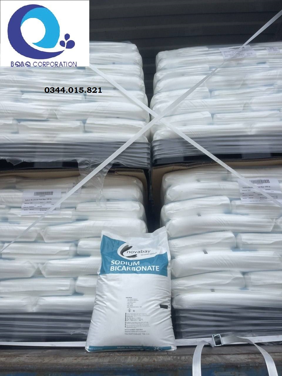 Sodium bicarbobate 99% , Soda lạnh Pháp, tăng kiềm cho ao nuôi