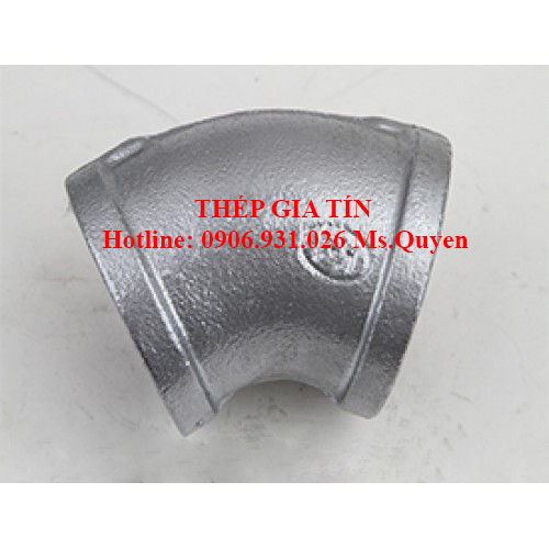 Cut lơi ren mạ kẽm 45 độ